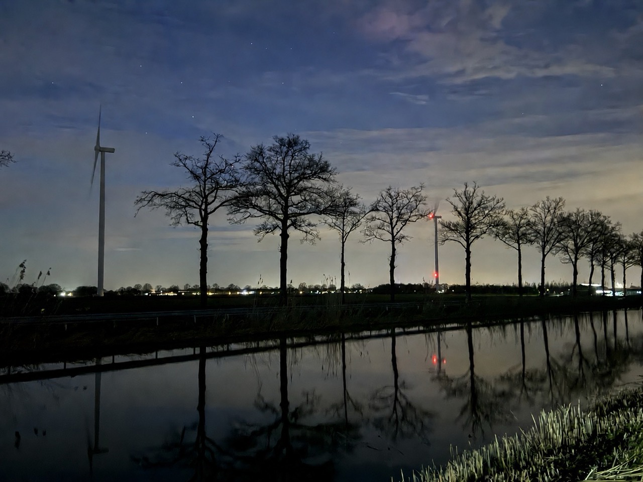 Minder nachtelijke verlichting bij windpark De Kookepan